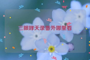 三眼哮天录番外哪里看