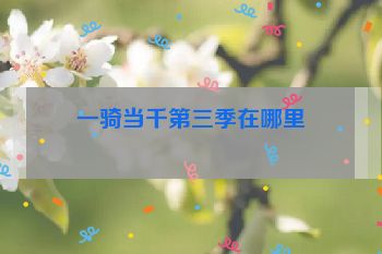 一骑当千第三季在哪里