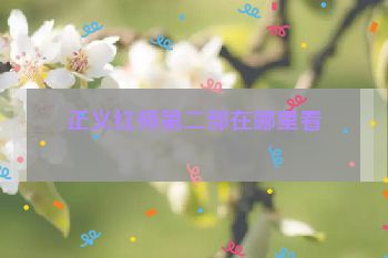 正义红师第二部在哪里看