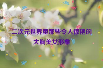二次元世界里那些令人惊艳的大胸美女形象